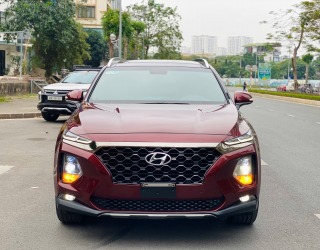 Hyundai Santafe xăng cao cấp sx 2021 đỏ, odo 5v km! Giá: 845tr